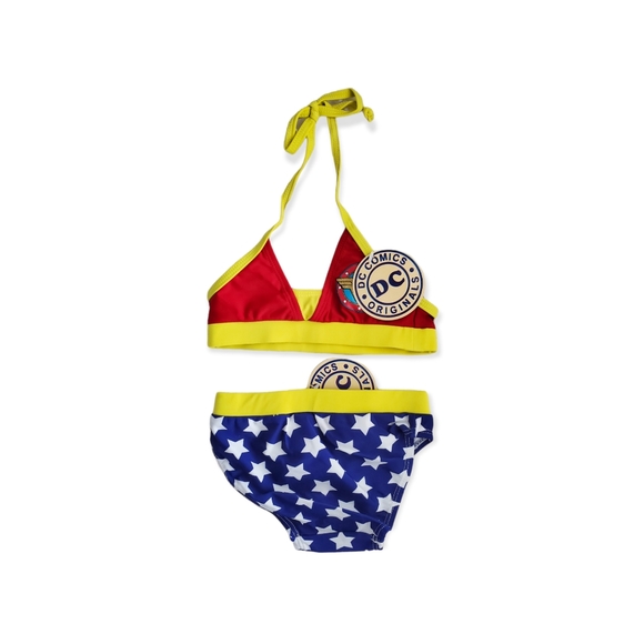 NWT DC Comics Toddler Super Hero Wonder Woman Bikini - Picture 2 of 5